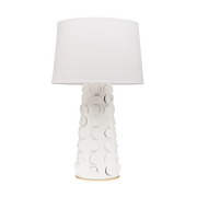 Lampe à poser en céramique blanc 41x68cm Naomi - Mitzi
