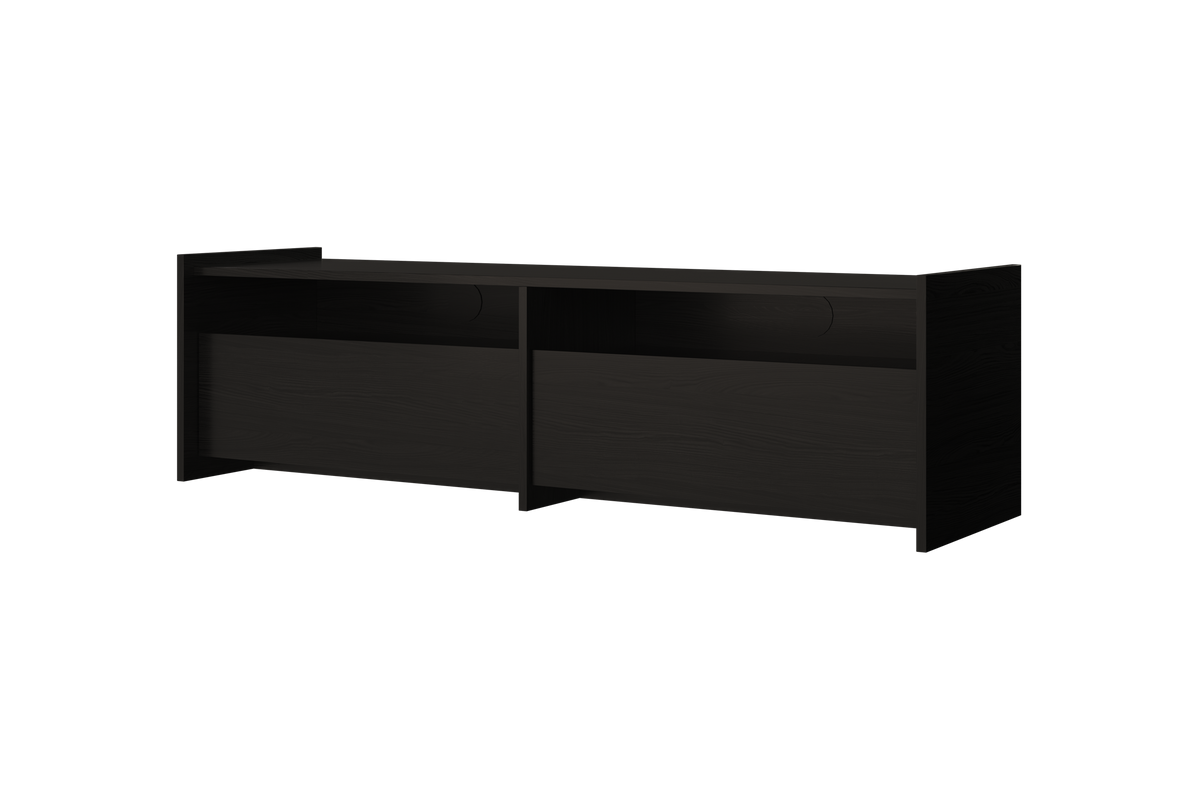 TV unit in brown wood 161.8×45×48.3 cm Hido - Noo.ma