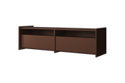 Mobile TV in legno marrone 161,8×45×48,3 cm Hido - Noo.ma