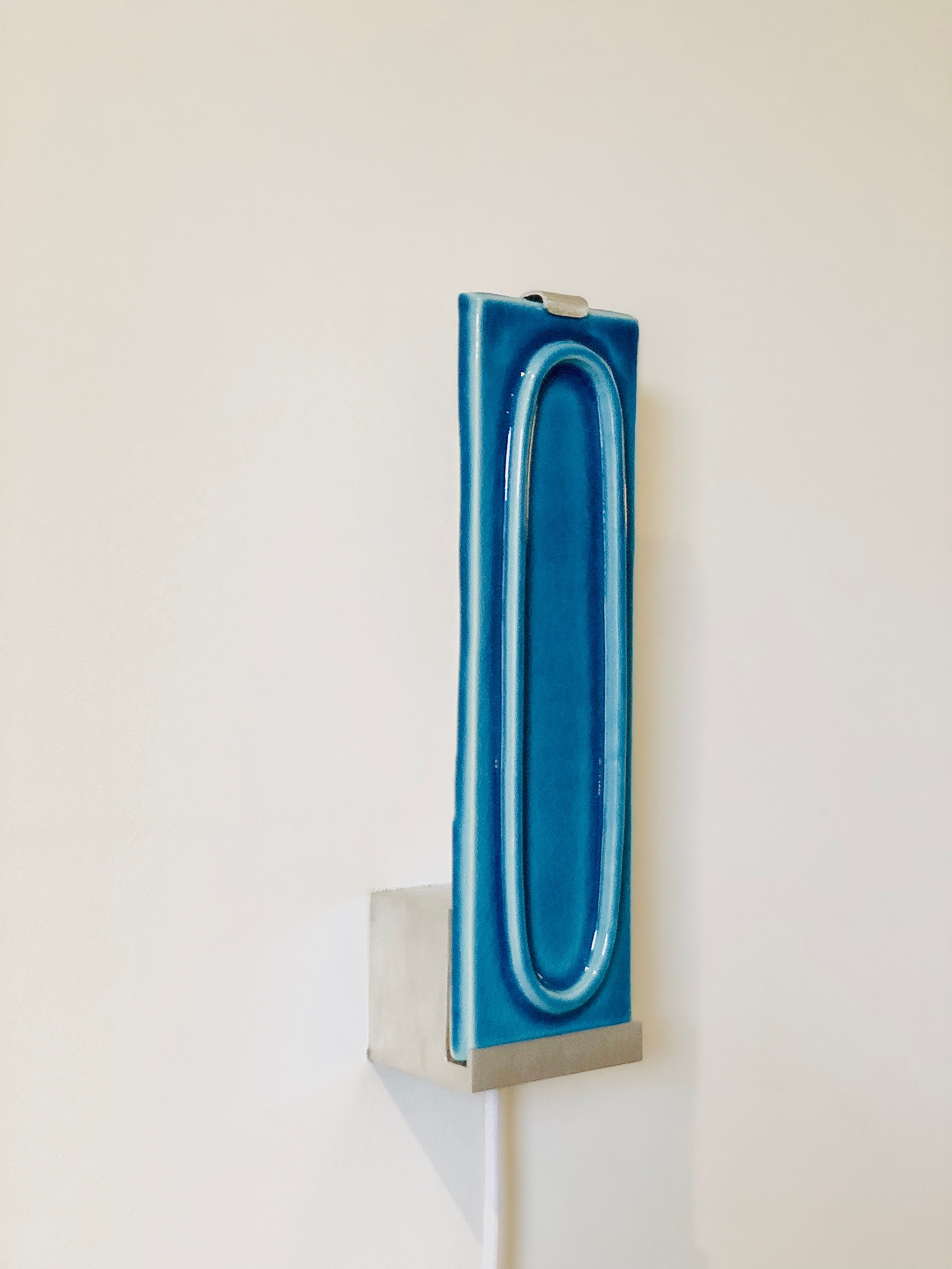 Agua 28cm aluminum and ceramic wall sconce Arty - Carré Coco