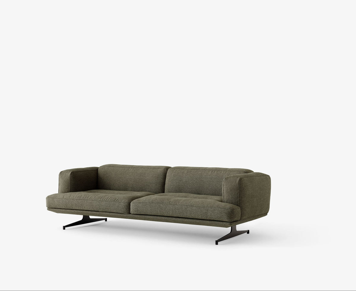 Divano 3 posti inland tessuto clay 014 Kvadrat - &tradition