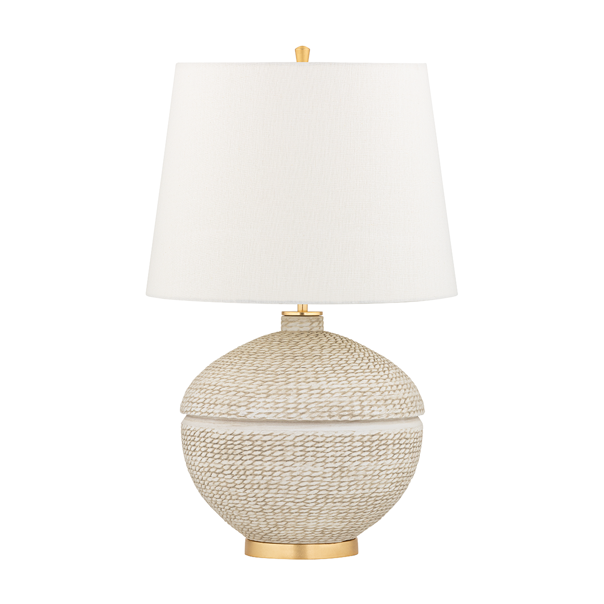 Lampe à poser en acier feuille d'or 39x60cm Katonah - Hudson Valley Lighting