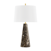 Lampe à poser en pierre laiton vieilli 43x76cm Fanny - Hudson Valley Lighting