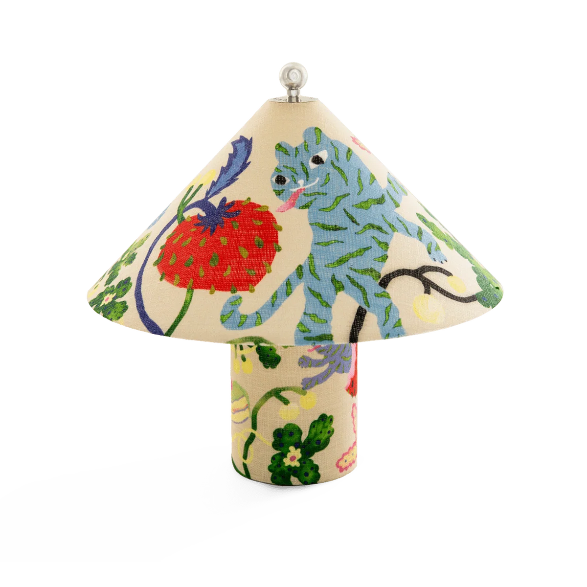Lampe portable en lin beige 20 cm Loulou Linen Garden - Crème Atelier