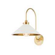 Applique murale en acier laiton vieilli 30x41cm Clivedon - Hudson Valley Lighting