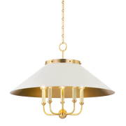 Suspension en acier laiton vieilli 70x51cm Clivedon - Hudson Valley Lighting