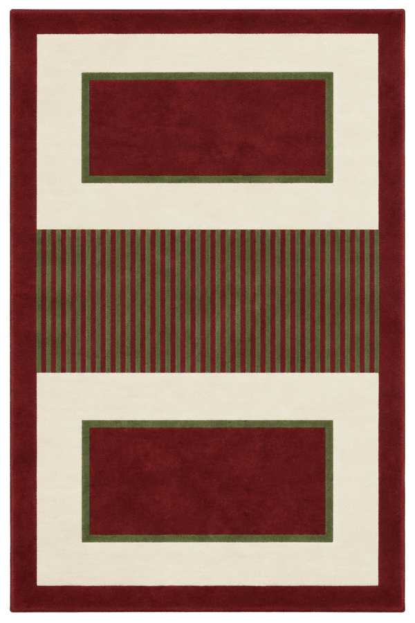 à la Tappeto rettangolare in lana tufted a mano in terracotta 250x300cm Marion - Son-Tapis