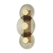 Applique murale en acier laiton vieilli 30x65cm Griston - Hudson Valley Lighting