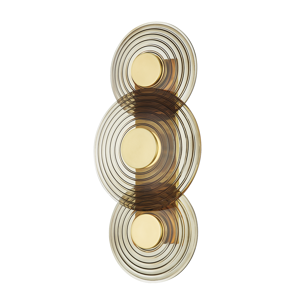 Applique murale en acier laiton vieilli 30x65cm Griston - Hudson Valley Lighting