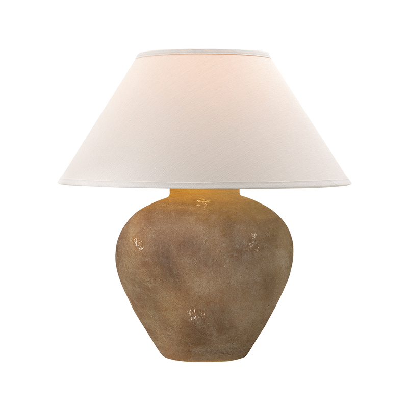 Lampe à poser en céramique sienne 56x58cm Calabria - Troy Lighting
