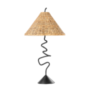 Lampe à poser en fer fer forgé 36x65cm Alaric - Troy Lighting