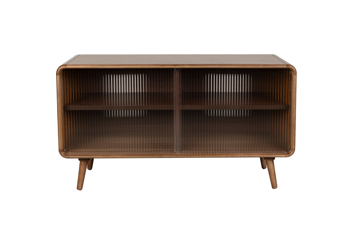 Walnut wood sideboard 40x100x55cm Rise - Zuiver
