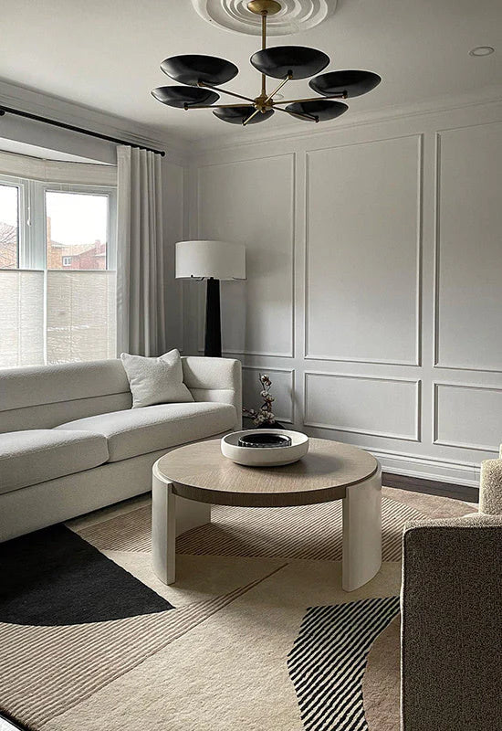 Alfombra rectangular de lana tufted Birch 140x200cm Scandi - Layered