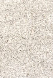 Rectangular long pile wool rug Bone White 250x350cm Fallingwater - Layered
