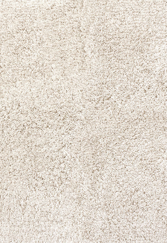 Alfombra rectangular de lana de pelo largo Bone White 250x350cm Fallingwater - Layered