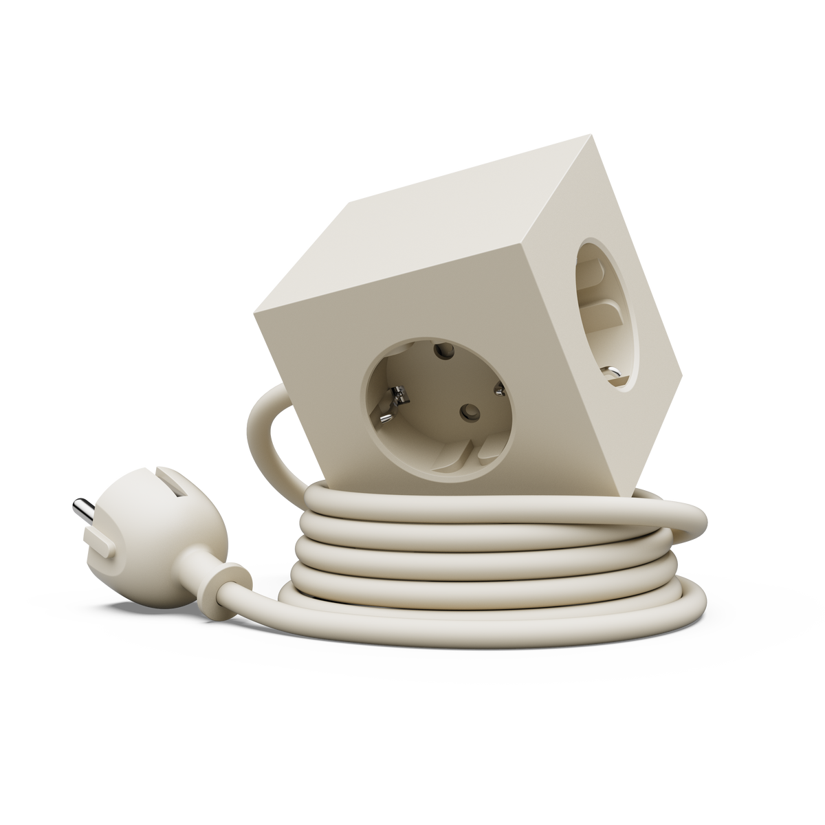 USB-C Power Strip 30W 1.8m beige Square 1 - Avolt