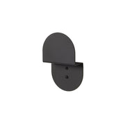 Patère murale en acier laqué noir mat 10 x 16 x 4 cm - Nobodinoz