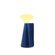 Lampe portable en pierre bleu cobalt 8x19 cm Mantle - Tala