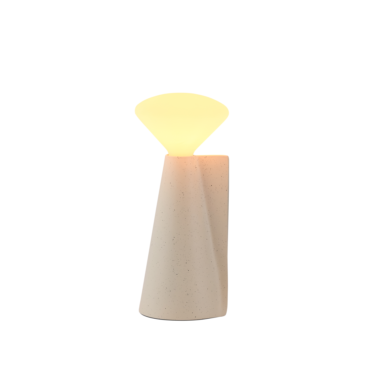 Lámpara portátil de piedra blanca 8 x 19 cm Mantle - Tala