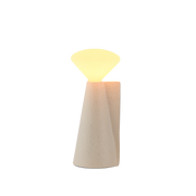 Lampe portable en pierre blanche 8x19 cm Mantle - Tala