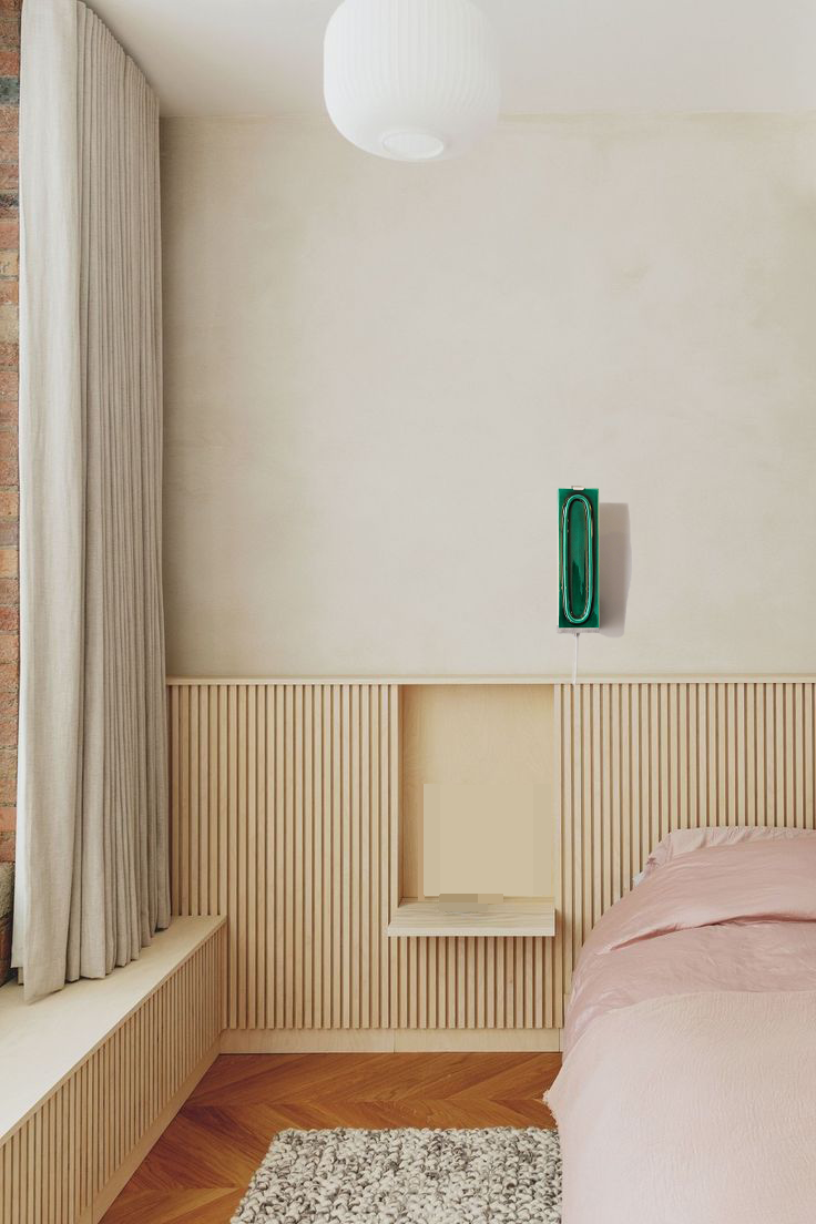 Wall sconce in aluminum and verde ceramic tiles 28cm Arty - Carré Coco