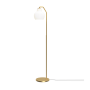 Lampada da terra in ottone e vetro bianco opale 19cm VL RING CROWN - Louis Poulsen