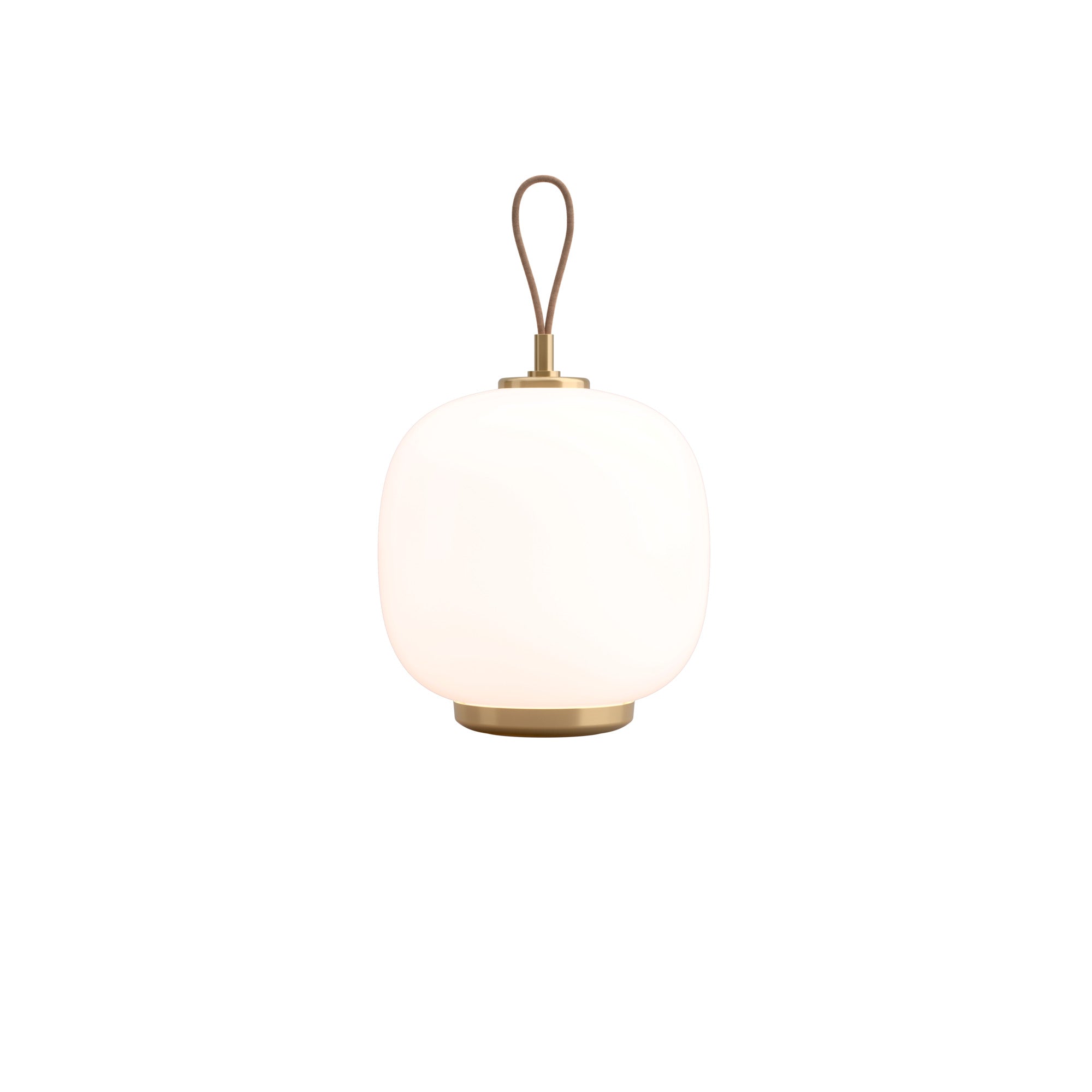 Lampada portatile in ottone e vetro soffiato bianco opale lucido VL 45 RADIOHUS - Louis Poulsen