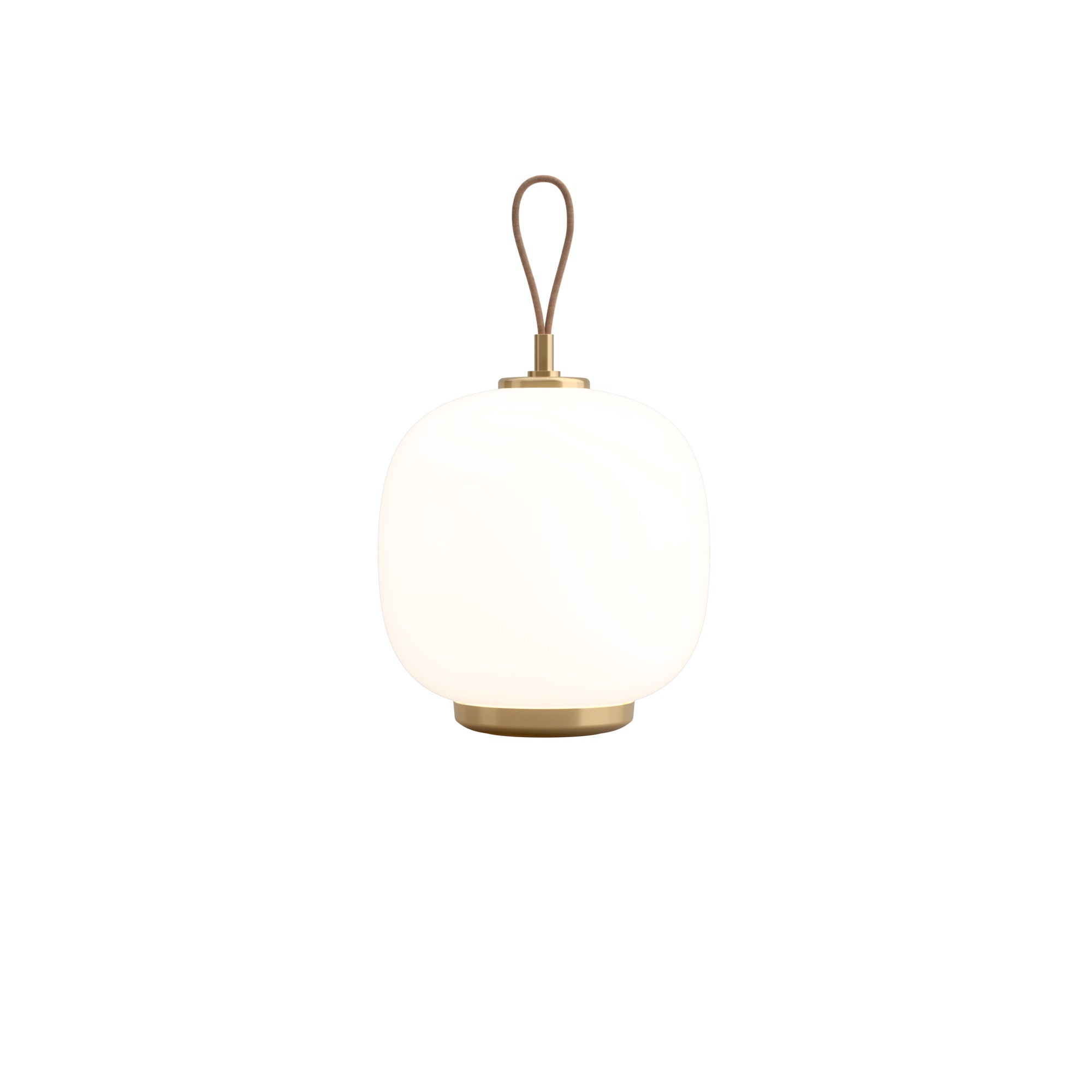 Lampada portatile in ottone e vetro soffiato bianco opale lucido VL 45 RADIOHUS - Louis Poulsen