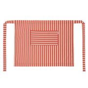 Tablier de cuisine en coton bio à rayures rouge et rose Bistrot - Nobodinoz