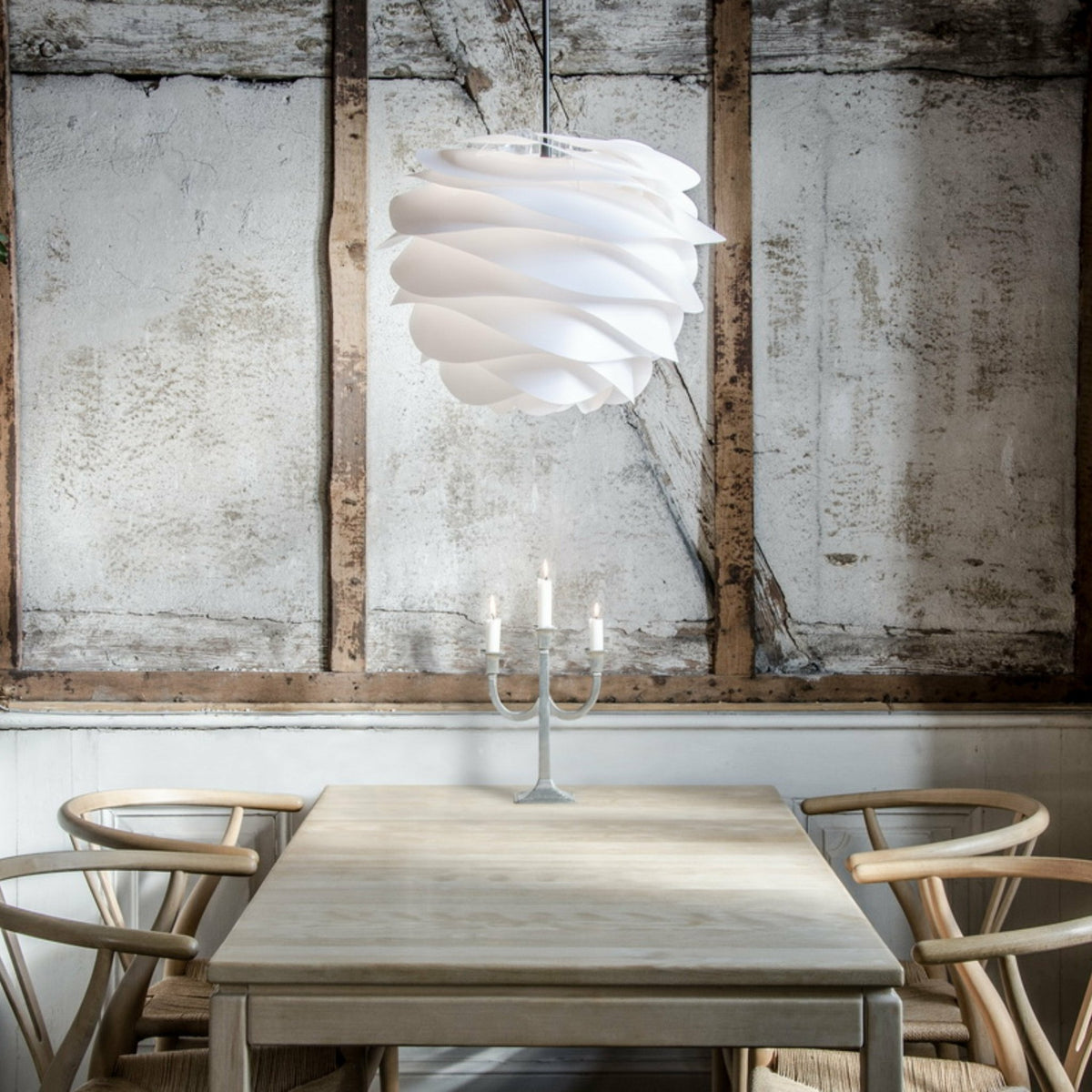 Abat-jour 48 cm blanc Carmina - UMAGE - The Cool Republic