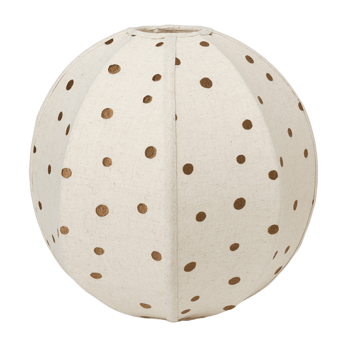 Abat-jour à pois en coton 35 cm Dots Textile - Ferm Living - The Cool Republic