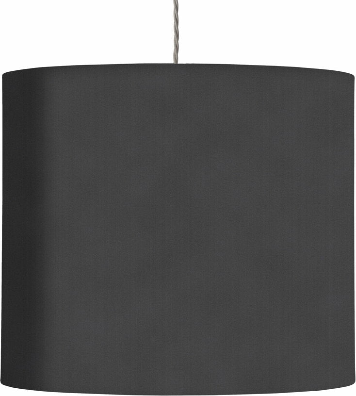 Abat - jour ardoise en velours de polyester 35 x 30 cm Rosyta - Ebb & Flow - The Cool Republic