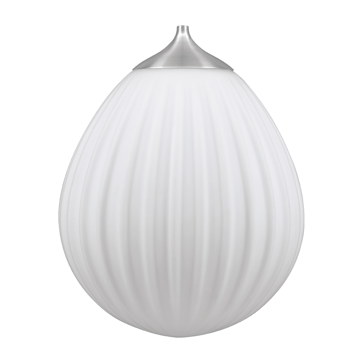 Abat-jour blanc en verre Opale et accroche en acier Around the World - UMAGE - The Cool Republic