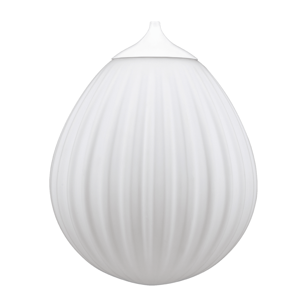 Abat-jour blanc en verre Opale et accroche en blanc Around the World - UMAGE - The Cool Republic