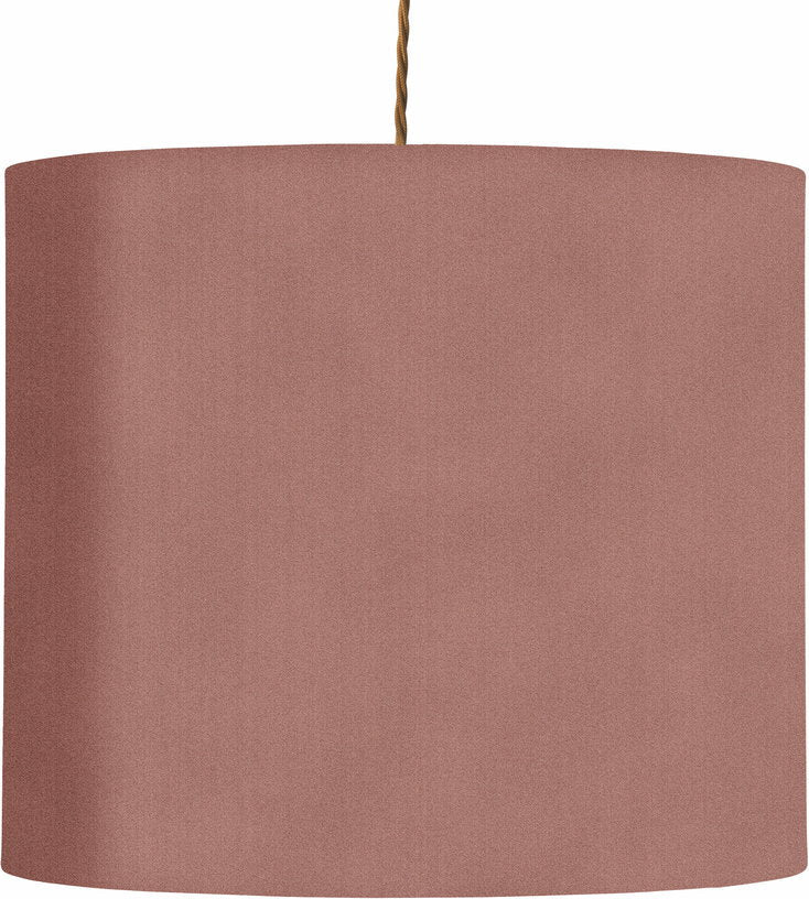 Abat - jour buff en velours de polyester 35 x 30 cm Rosyta - Ebb & Flow - The Cool Republic