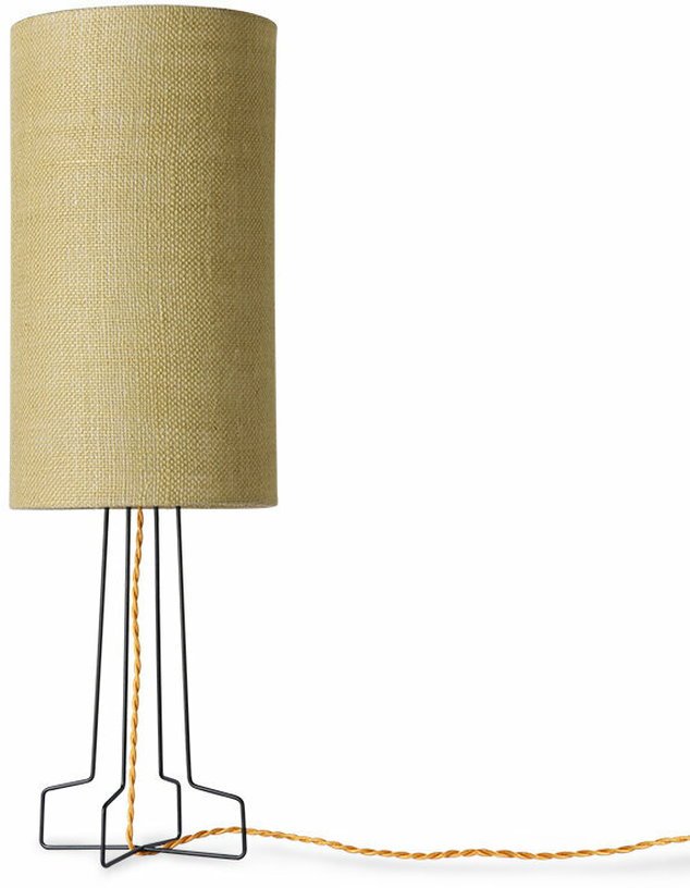 Abat - jour cylindrique en jute vert jade - HKliving - The Cool Republic