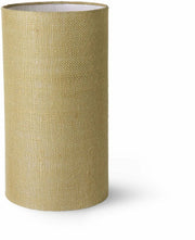 Abat - jour cylindrique en jute vert jade - HKliving - The Cool Republic