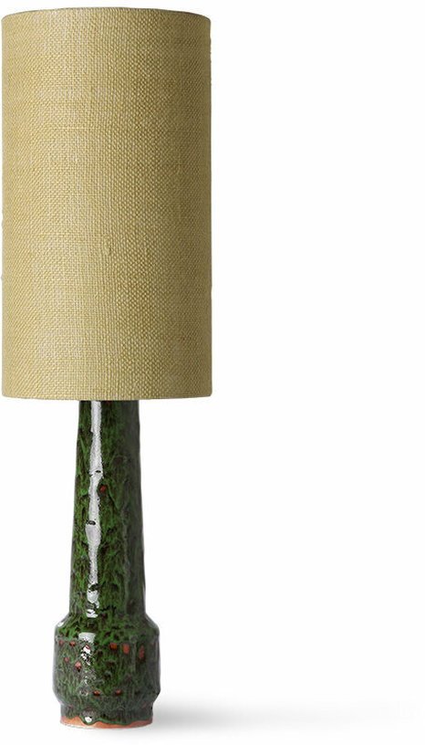 Abat - jour cylindrique en jute vert jade - HKliving - The Cool Republic