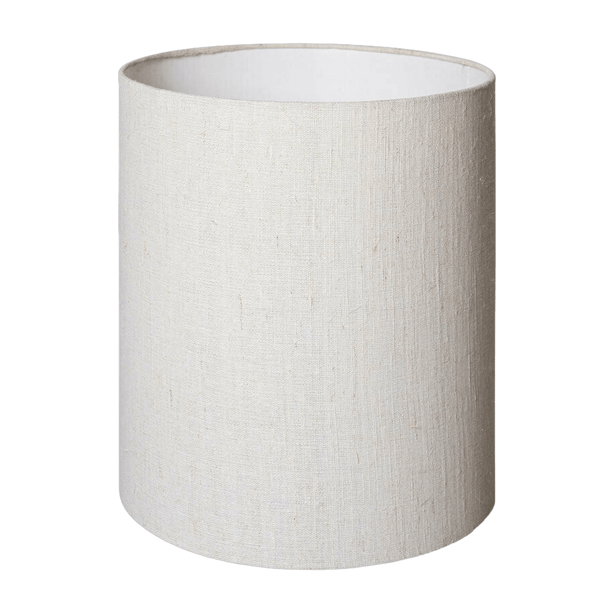 Abat-jour cylindrique en lin naturel (30X30cm) - HKLIVING - The Cool Republic