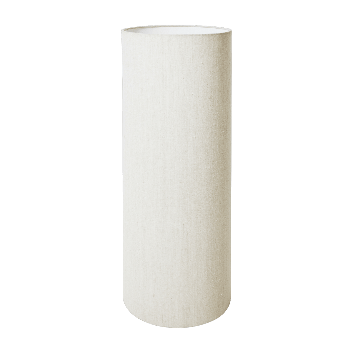 Abat-jour cylindrique en lin naturel 33 x 82 cm - HKliving - The Cool Republic