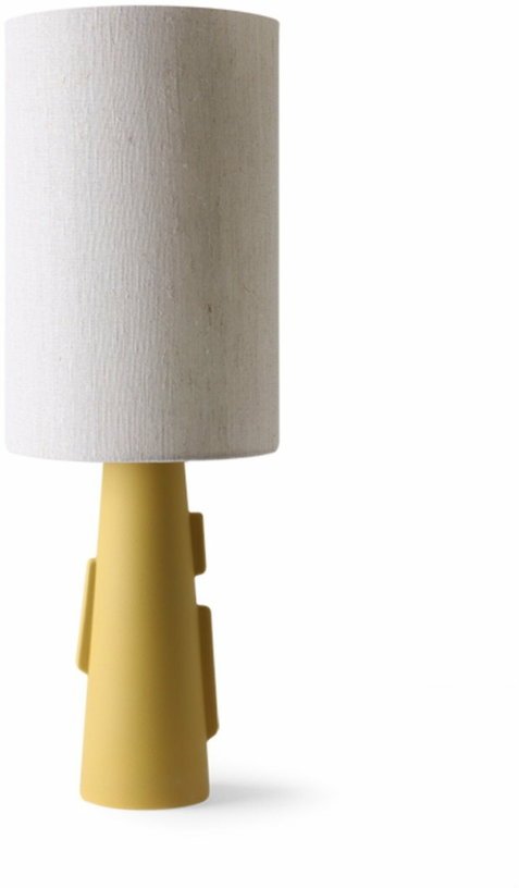 Abat - jour cylindrique en lin naturel M - HKliving - The Cool Republic