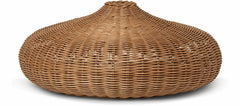 Abat - jour disque rotin tressé 49,5 x 20 cm - Ferm Living - The Cool Republic