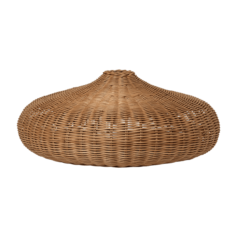Rattan disc shade 49, 5 x 20 cm - Ferm Living - The Cool Republic