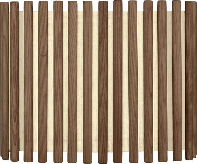 Abat-jour en chêne foncé 33 x 20,7 cm Komorebi - UMAGE - The Cool Republic