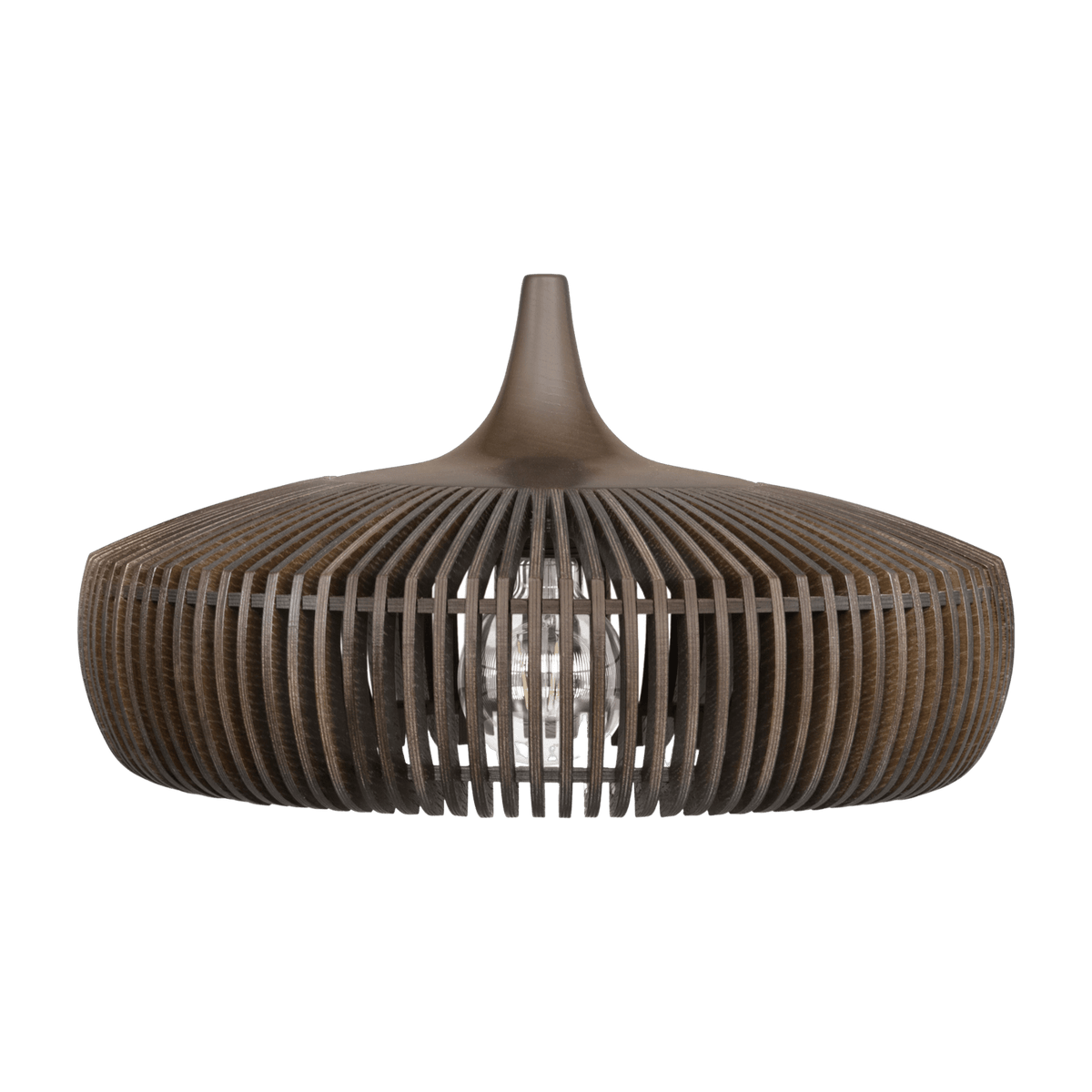 Abat-jour en chêne foncé Clava Dine 43 cm - UMAGE - The Cool Republic