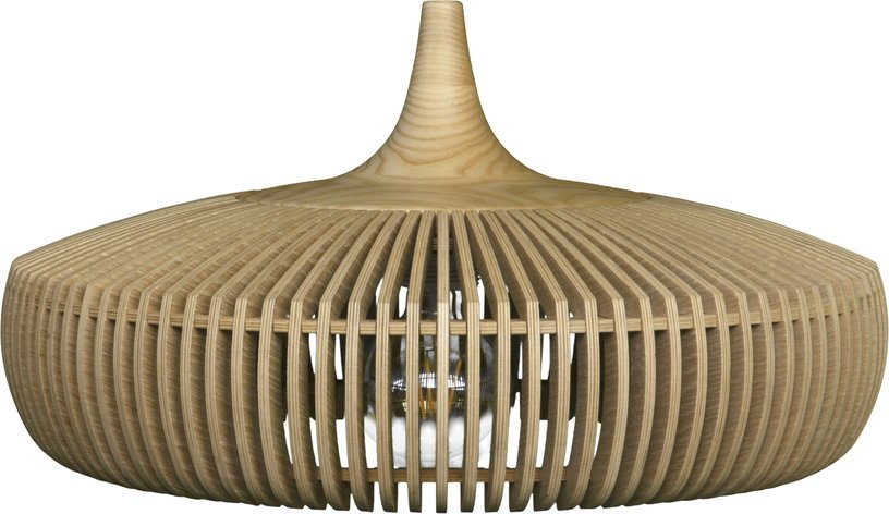 Abat - jour en chêne naturel Clava Dine 43 cm - UMAGE - The Cool Republic