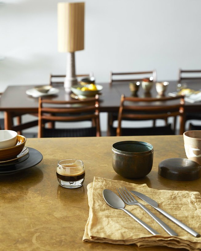 Abat - jour en fibre de soie beige ø36cm - HKliving - The Cool Republic