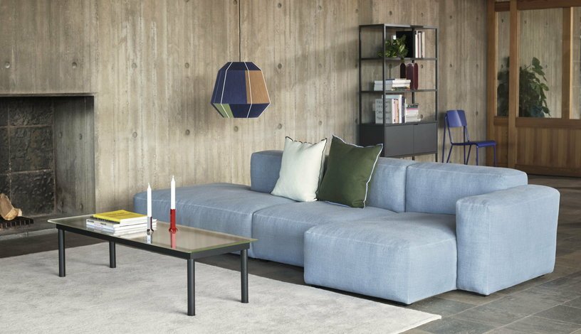 Abat - jour en laine bleue Bonbon 500 - Hay - The Cool Republic