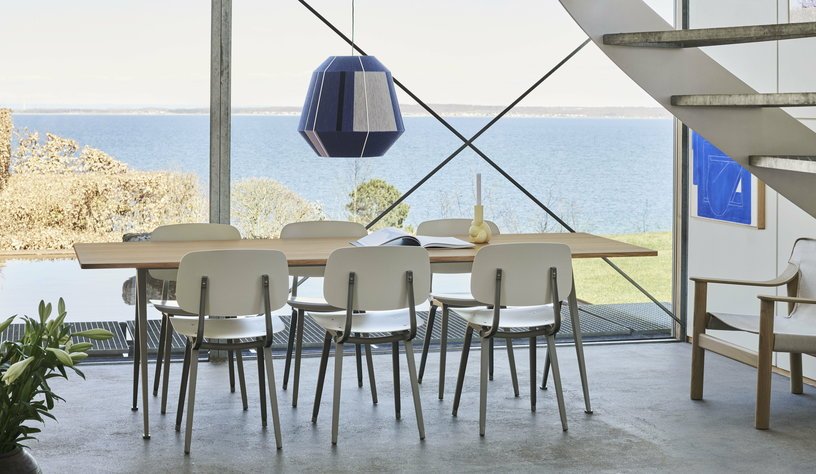 Abat - jour en laine bleue Bonbon 500 - Hay - The Cool Republic