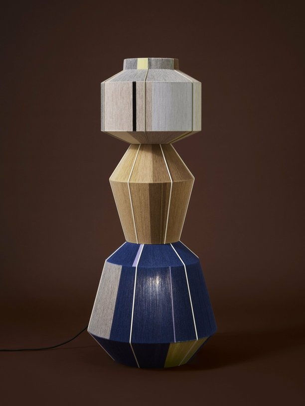 Abat - jour en laine bleue Bonbon 500 - Hay - The Cool Republic